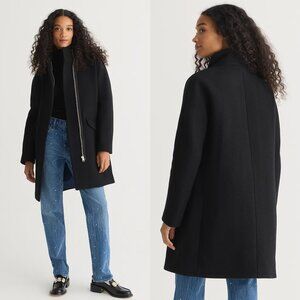 J. Crew Black Pea Coat